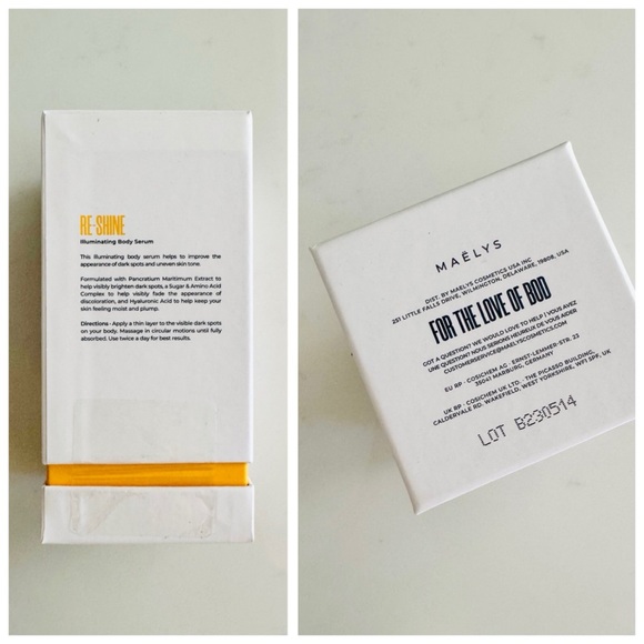 MAELYS Skincare Bundle: B-TIGHT Booty Mask & RE-SHINE Illuminating Body Serum - Picture 16 of 17